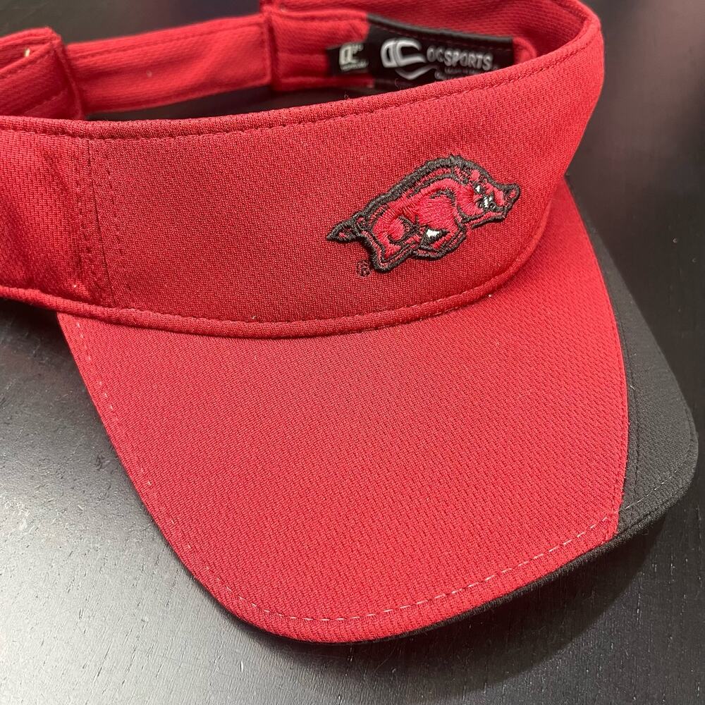 Arkansas Razorbacks Visor College Sports One Size - Picture 2 of 7